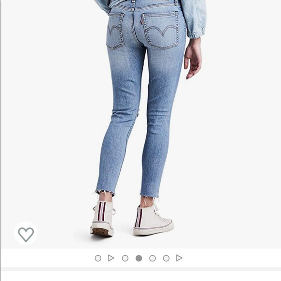 Levi’s high rise wedgie skinny jeans - Picture 2 of 7